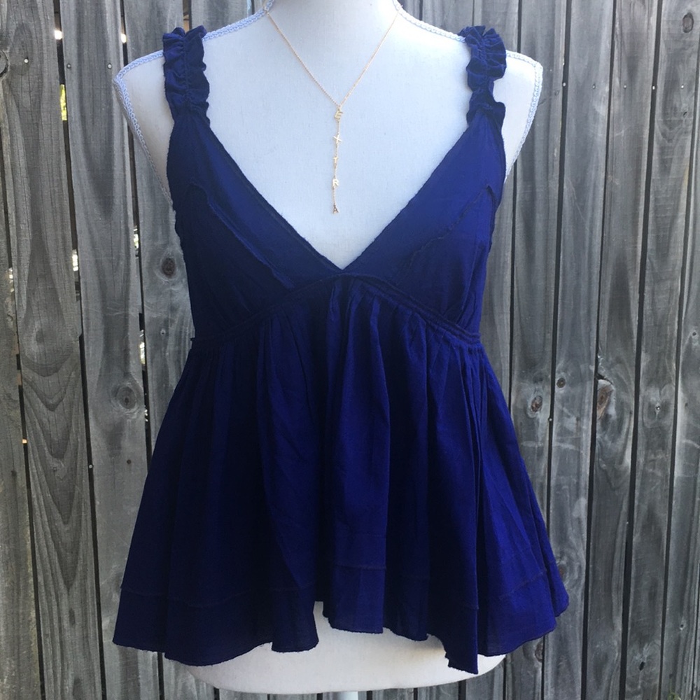 💙VICTORIA’S SECRET💙MODA ÍNTL. ROYAL BLUE TOP - Picture 2 of 8